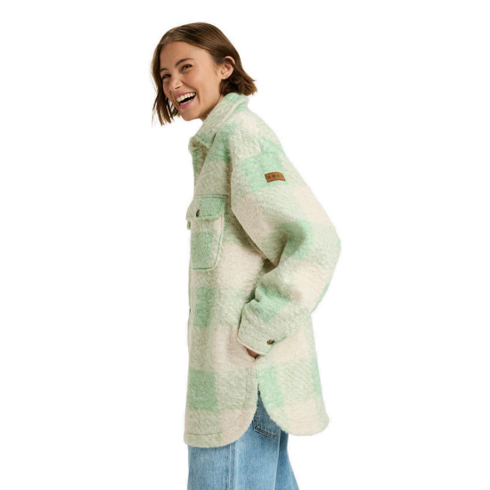 Roxy Γυναικείο πουκάμισο Over And Above - Check Plaid Polar Fleece Shirt Jacket